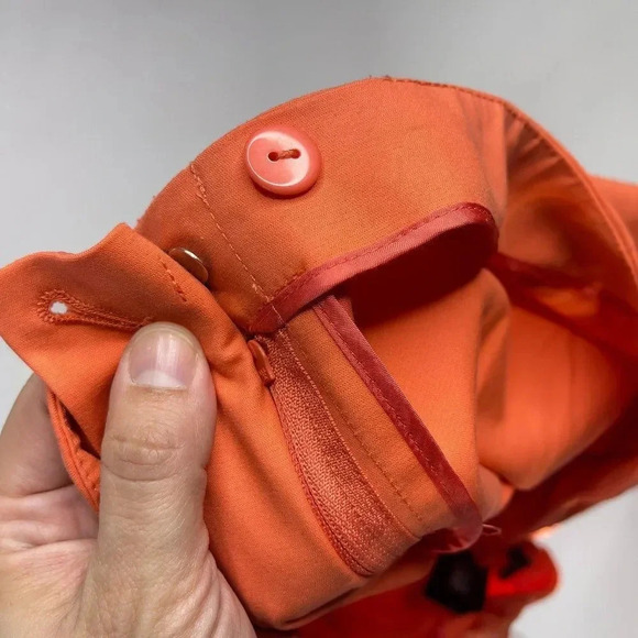 Lafayette 148 Cropped Orange Pants 24W - Picture 8 of 12